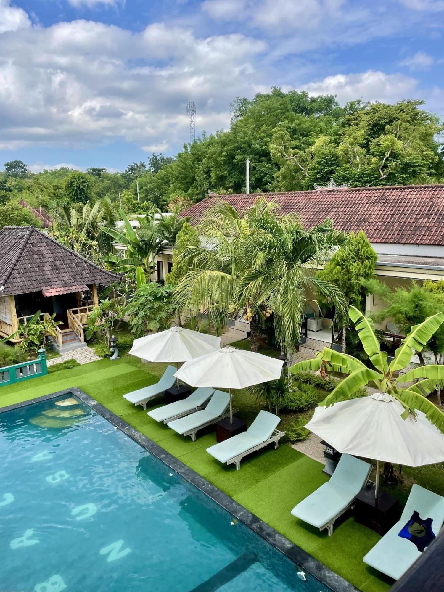 Bali Nusa Cottage Nusa Lembongan Exteriör bild